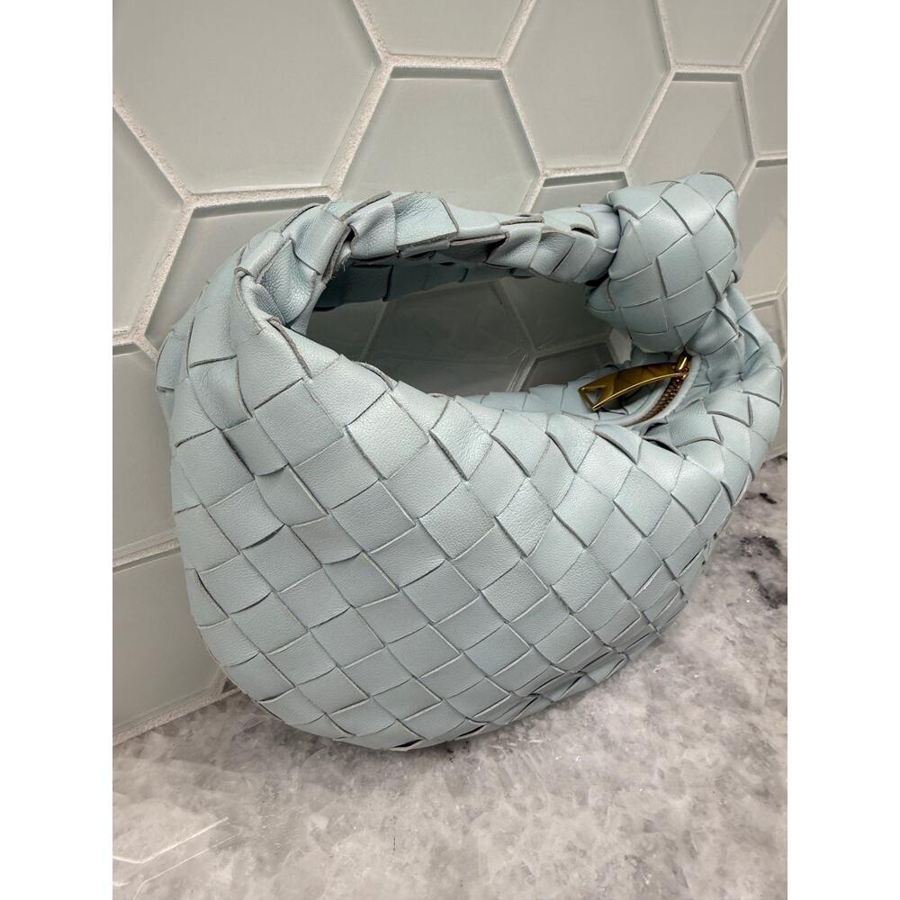 BOTTEGA VENETA - LIGHT BLUE MINI JODIE BAG - Picture 3 of 10